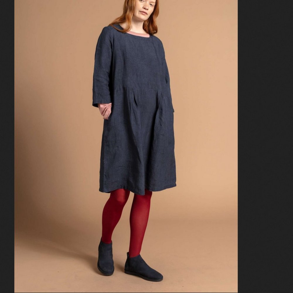 Gudrun Sjöden Sia 100% Linen Midi Dress